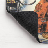 ヴィンテージSF未来都市エイリアン戦争 マウスパッド (コーナー)