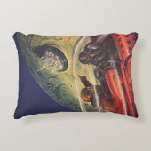 ヴィンテージSF未来都市オンムーン アクセントクッション (正面)