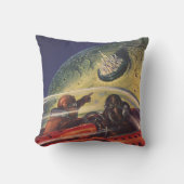 ヴィンテージSF未来都市オンムーン クッション (正面)