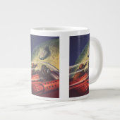 ヴィンテージSF未来都市オンムーン ジャンボコーヒーマグカップ (正面右)