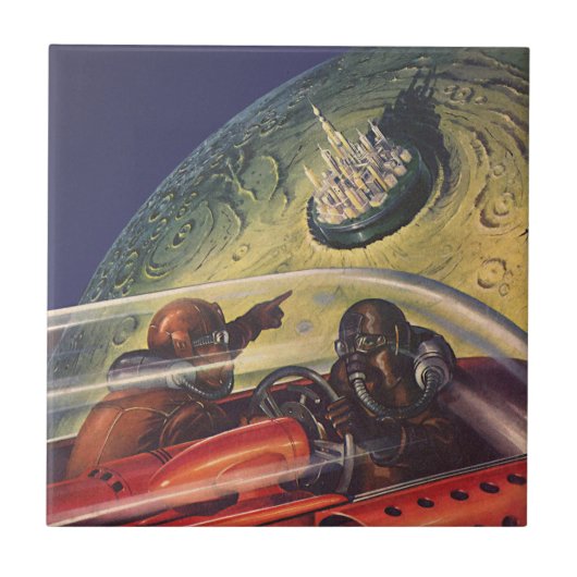 ヴィンテージSF未来都市オンムーン タイル (正面)