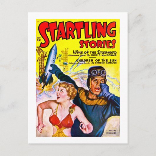 ヴィンテージSF漫画 – 太陽の子 ポストカード (正面)