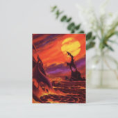 ヴィンテージSF火山惑星w赤溶岩 (スタンド正面)