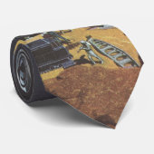 ヴィンテージSF砂漠のロケット惑星 ネクタイ (ロール)