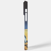 ヴィンテージSF砂漠のロケット惑星 Case-Mate iPhoneケース (裏面 / 左)