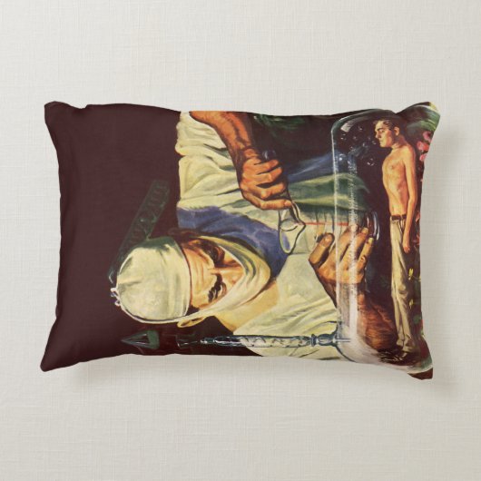 ヴィンテージSF研究室不機嫌科学者 アクセントクッション (裏面)