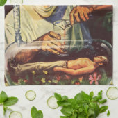 ヴィンテージSF研究室不機嫌科学者 キッチンタオル (折り畳み)