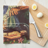 ヴィンテージSF研究室不機嫌科学者 キッチンタオル (四つ折り)