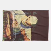 ヴィンテージSF研究室不機嫌科学者 キッチンタオル (横)