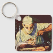 ヴィンテージSF研究室不機嫌科学者 キーホルダー (正面)