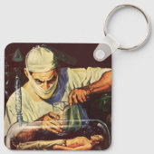 ヴィンテージSF研究室不機嫌科学者 キーホルダー (裏面)