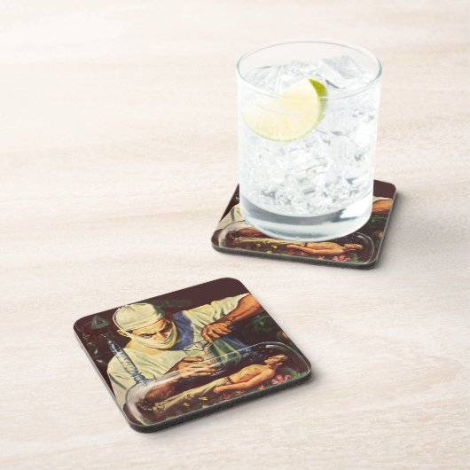 ヴィンテージSF研究室不機嫌科学者 コースター (右側)