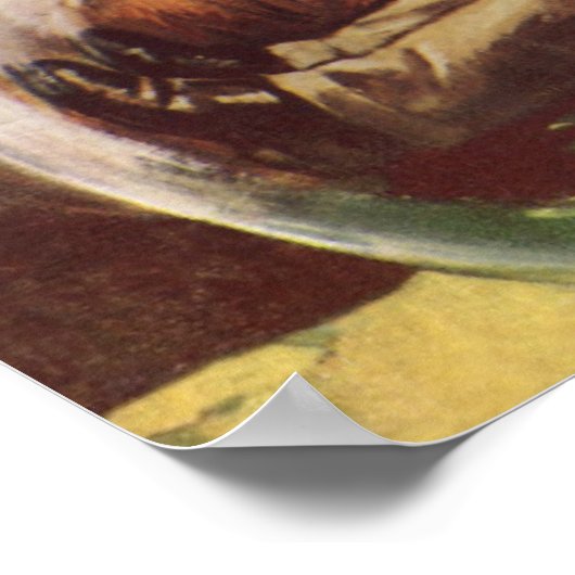 ヴィンテージSF研究室不機嫌科学者 ポスター (角)