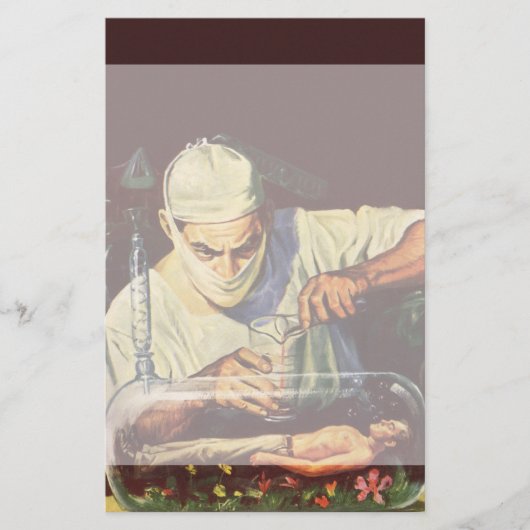 ヴィンテージSF研究室不機嫌科学者 便箋 (正面)