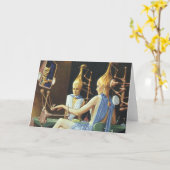 ヴィンテージSF美しいサロンスパマニキュア カード (黄色い花)