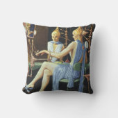 ヴィンテージSF美しいサロンスパマニキュア クッション (正面)