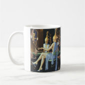 ヴィンテージSF美しいサロンスパマニキュア コーヒーマグカップ (左)