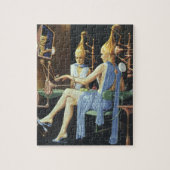 ヴィンテージSF美しいサロンスパマニキュア ジグソーパズル (縦)