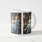 ヴィンテージSF美しいサロンスパマニキュア ジャンボコーヒーマグカップ (正面右)