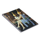 ヴィンテージSF美しいサロンスパマニキュア ノートブック (右側)