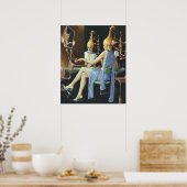 ヴィンテージSF美しいサロンスパマニキュア ポスター (キッチン)