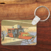 ヴィンテージSF航空機用ヘリコプター弾薬 キーホルダー (正面)