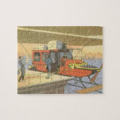 ヴィンテージSF航空機用ヘリコプター弾薬 ジグソーパズル (横)