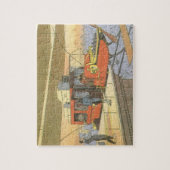 ヴィンテージSF航空機用ヘリコプター弾薬 ジグソーパズル (縦)