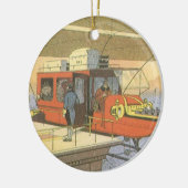 ヴィンテージSF航空機用ヘリコプター弾薬 セラミックオーナメント (左)