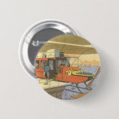 ヴィンテージSF航空機用ヘリコプター弾薬 缶バッジ (正面&裏面)