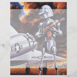ヴィンテージSF軍隊ロボット兵