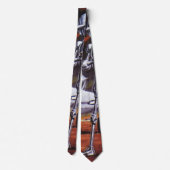 ヴィンテージSF軍隊ロボット兵 ネクタイ (裏面)