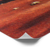 ヴィンテージSF軍隊ロボット兵 ポスター (角)