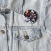 ヴィンテージSF軍隊ロボット兵 缶バッジ (インサイチュ)