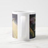 ヴィンテージSF飛行機地球 ジャンボコーヒーマグカップ (裏面)