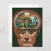 ヴィンテージSF、エイリアン脳研究室 (正面/裏面)