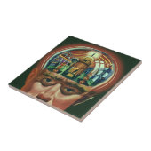 ヴィンテージSF、エイリアン脳研究室 タイル (側面)