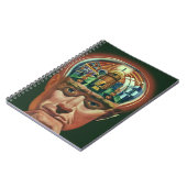 ヴィンテージSF、エイリアン脳研究室 ノートブック (左側)