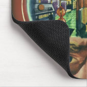 ヴィンテージSF、エイリアン脳研究室 マウスパッド (コーナー)