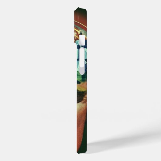 ヴィンテージSF、エイリアン脳研究室 Case-Mate iPhoneケース (裏面 / 左)