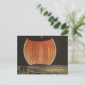 ヴィンテージSF、ゲニミード宇宙飛行士 ポストカード (スタンド正面)