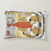 ヴィンテージSF、労働科学食べ者 アクセントクッション (裏面)