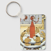 ヴィンテージSF、労働科学食べ者 キーホルダー (正面)