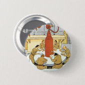 ヴィンテージSF、労働科学食べ者 缶バッジ (正面&裏面)