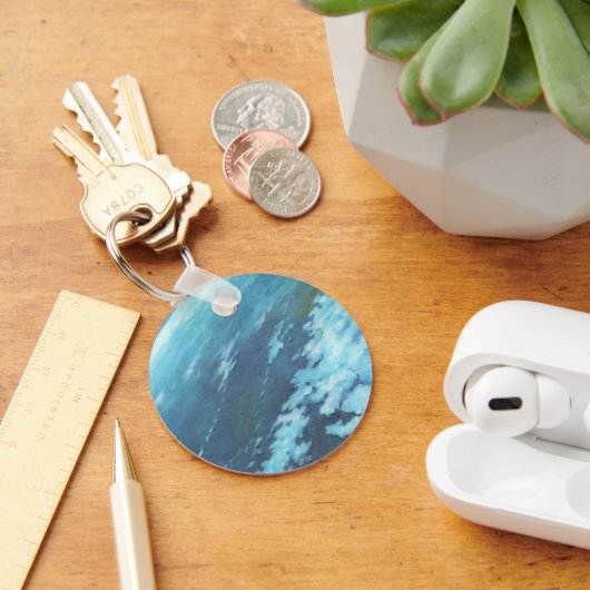 ヴィンテージSF、地球と星 キーホルダー (デスク)