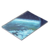 ヴィンテージSF、地球と星 ノートブック (左側)