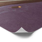 ヴィンテージSF、宇宙ステーションwith Planet ポスター (角)