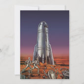 ヴィンテージSF、宇宙飛行士カブトムシエイリアン (正面)