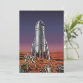 ヴィンテージSF、宇宙飛行士カブトムシエイリアン (スタンド正面)