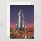 ヴィンテージSF、宇宙飛行士カブトムシエイリアン (正面/裏面)